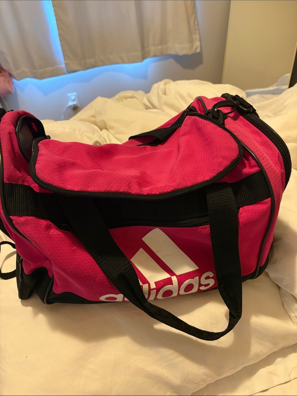 Adidas Pink Duffel Bag - Sporty Women’s Carryall